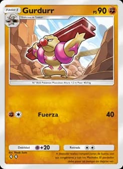 Gurdurr card in Spanish