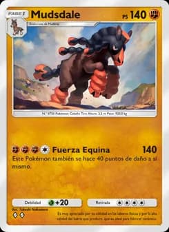Mudsdale card in Spanish
