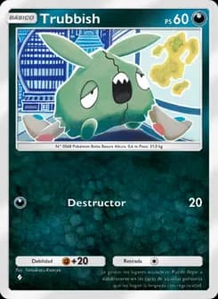 Trubbish card in Spanish