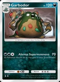 Garbodor card in Spanish