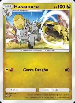 Hakamo-o card in Spanish