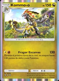 Kommo-o card in Spanish