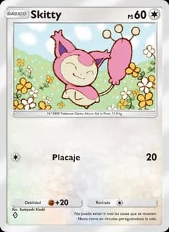 Skitty card in Spanish