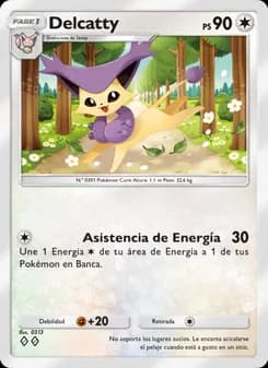 Delcatty card in Spanish