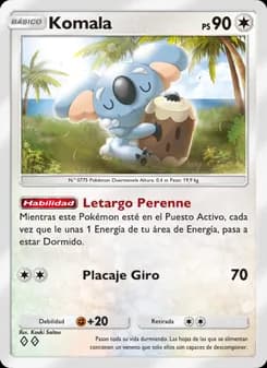 Komala card in Spanish