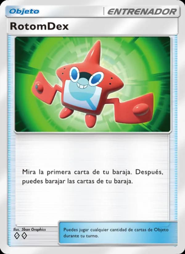 RotomDex card in Spanish