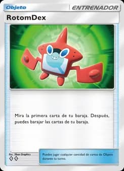 RotomDex card in Spanish