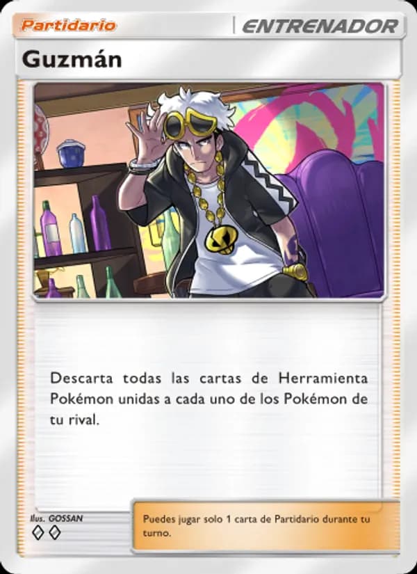 Guzmán card in Spanish