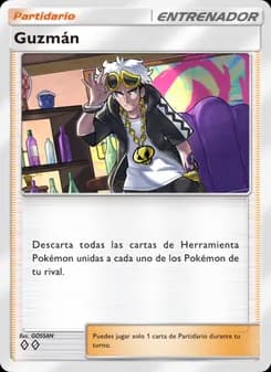 Guzmán card in Spanish