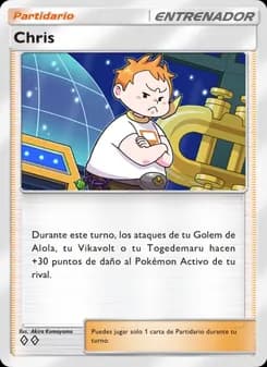 Chris card in Spanish