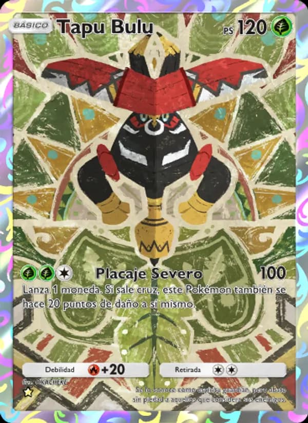 Tapu Bulu card in Spanish