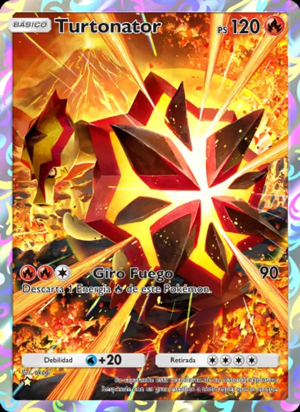 Turtonator card in Spanish