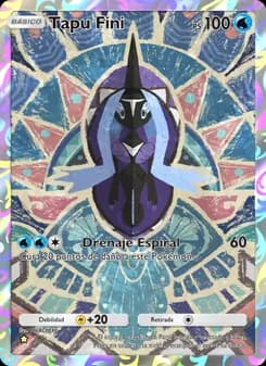 Tapu Fini card in Spanish