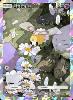 Cutiefly card in Spanish