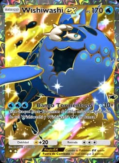 Wishiwashi ex card in Spanish
