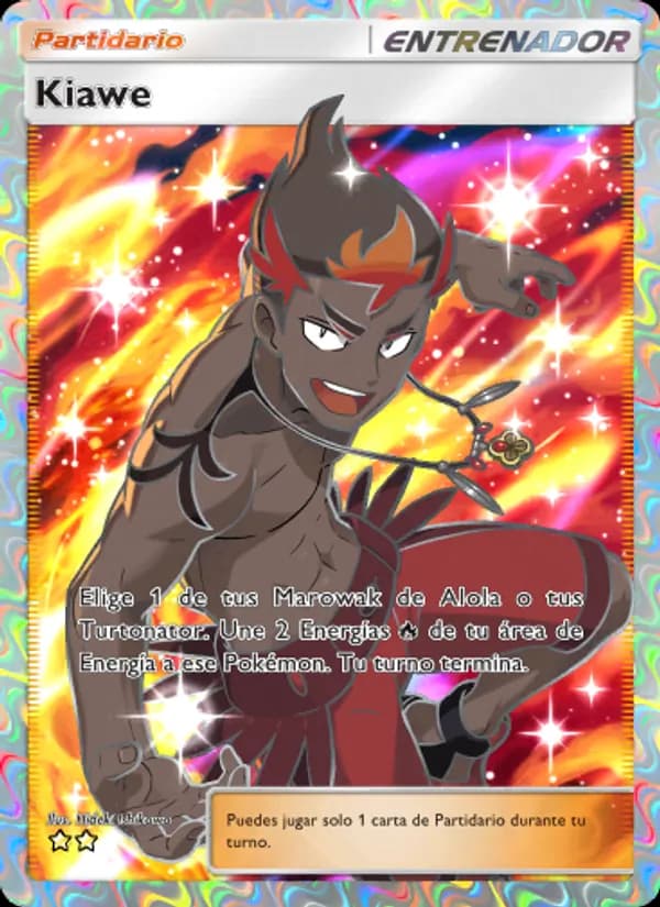 Kiawe card in Spanish