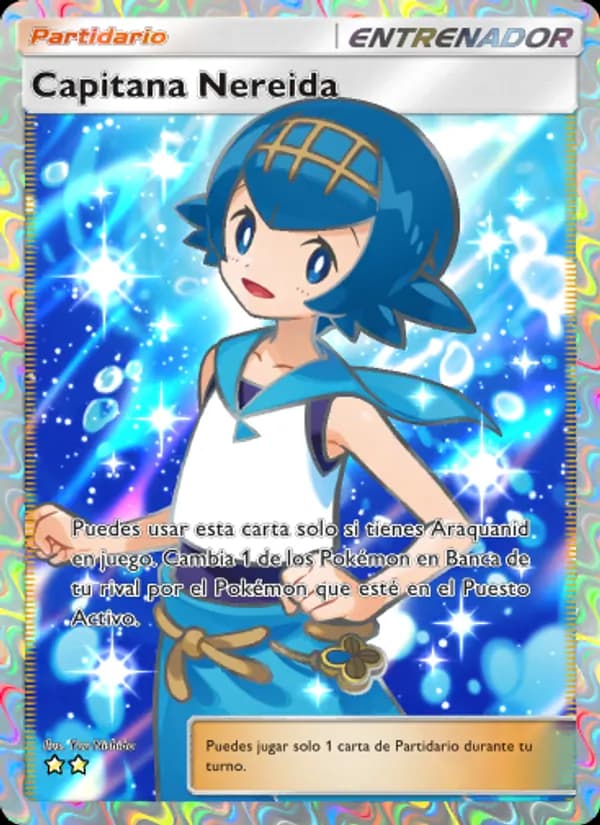 Capitana Nereida card in Spanish