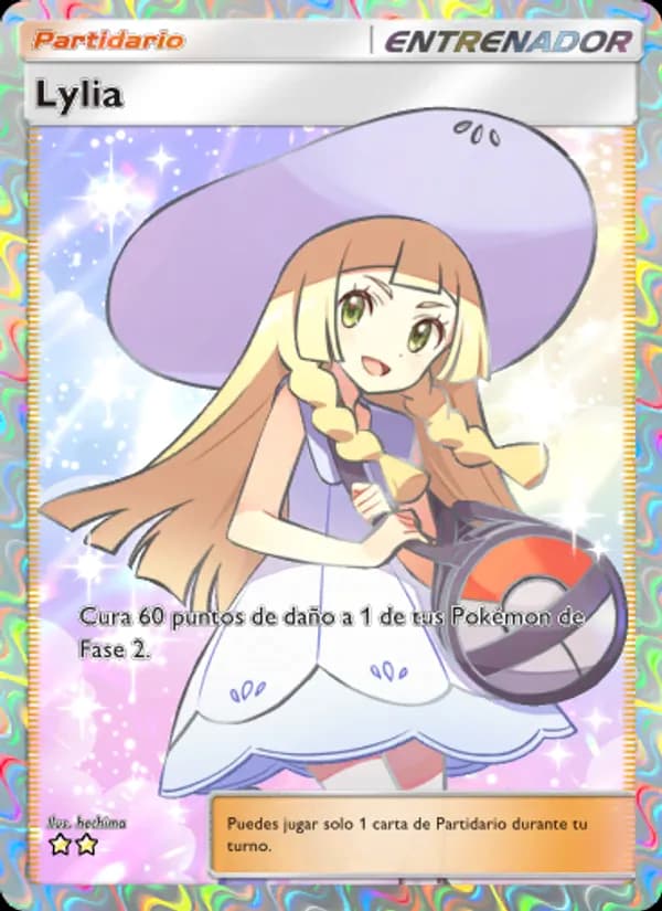 Lylia card in Spanish