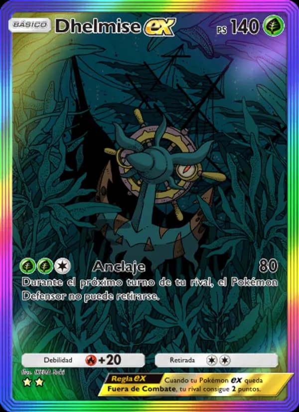Dhelmise ex card in Spanish