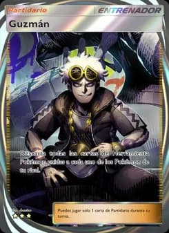 Guzmán card in Spanish