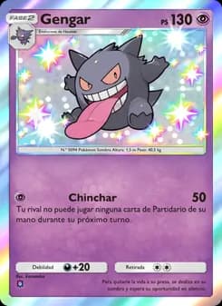 Gengar card in Spanish