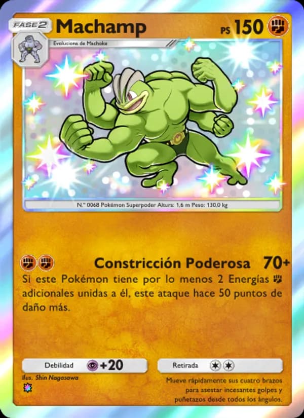 Machamp card in Spanish
