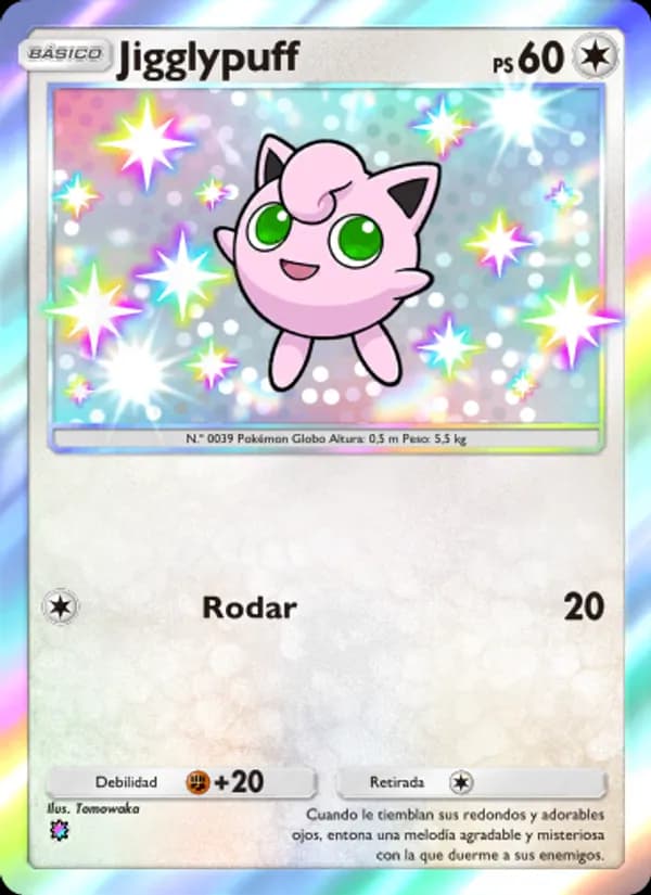 Jigglypuff card in Spanish