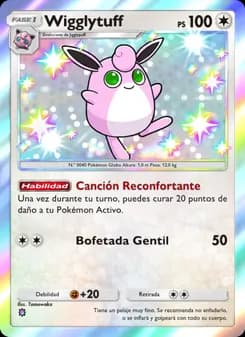 Wigglytuff card in Spanish