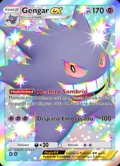 Gengar ex card in Spanish