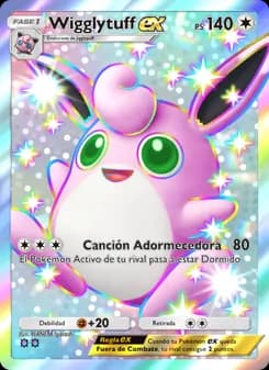 Wigglytuff ex card in Spanish