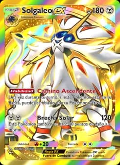 Solgaleo ex card in Spanish