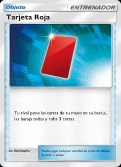 Tarjeta Roja card in Spanish