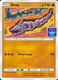 Onix card in Spanish