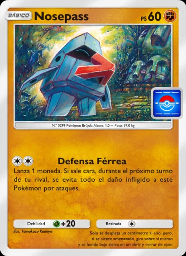 Nosepass card in Spanish