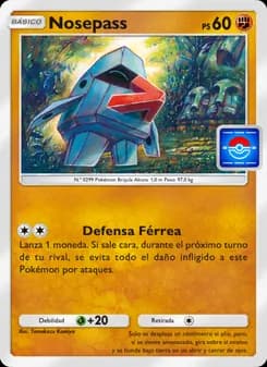 Nosepass card in Spanish