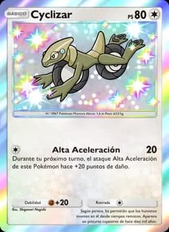 Cyclizar card in Spanish