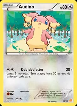 Audino card in Spanish