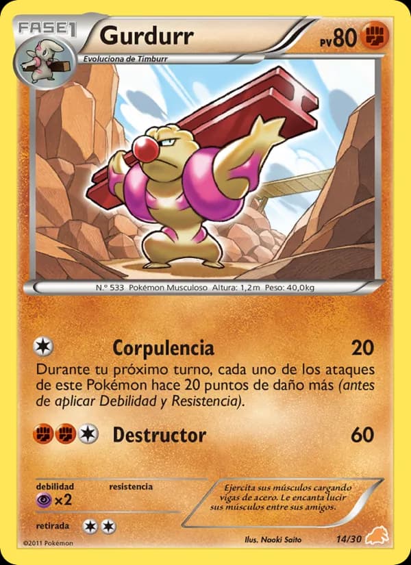 Gurdurr card in Spanish
