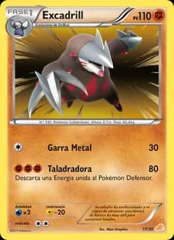 Excadrill card in Spanish