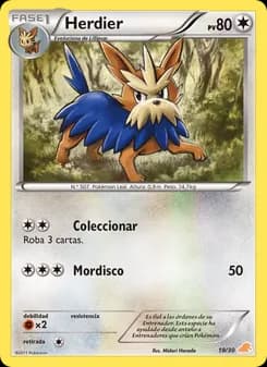 Herdier card in Spanish