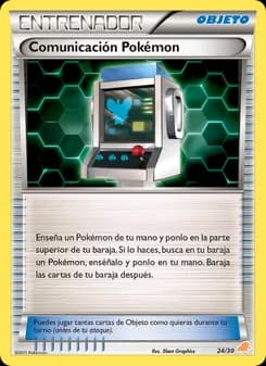 Comunicación Pokémon card in Spanish
