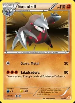 Excadrill card in Spanish