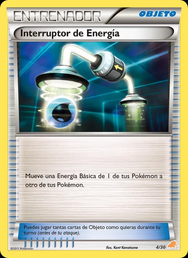 Interruptor de Energía card in Spanish