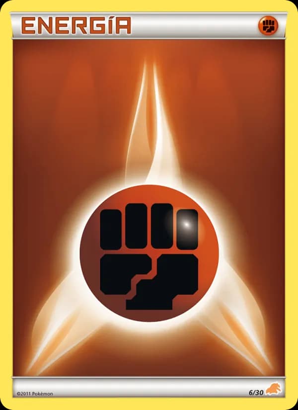 Energía Lucha card in Spanish