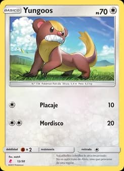 Yungoos card in Spanish
