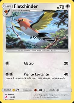 Fletchinder card in Spanish