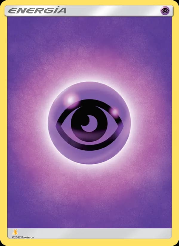 Energía Psíquica card in Spanish