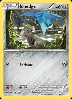 Honedge card in Spanish