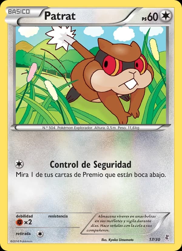 Patrat card in Spanish