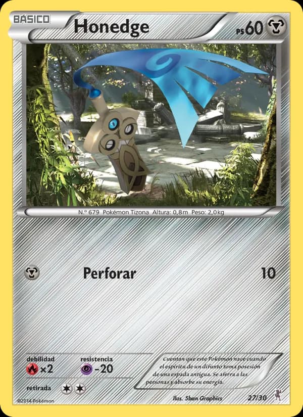 Honedge card in Spanish